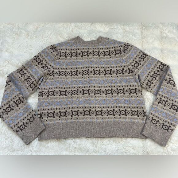 Marled Textured Knit Cardigan Sz Medium - Picture 2 of 9